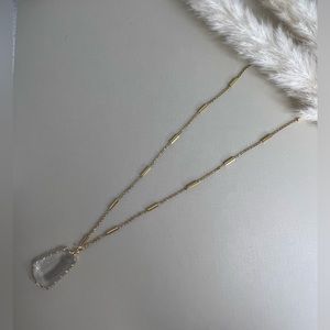 Boho Chic Classic Gold Necklace - Artsy Chic Long Pendant Necklace